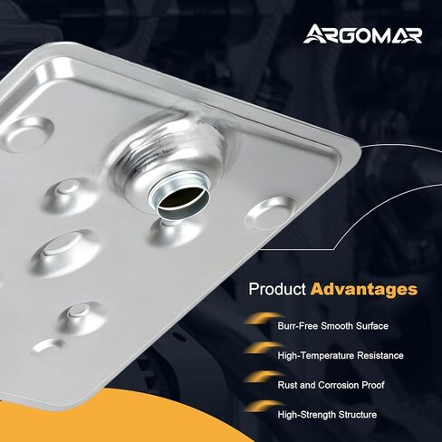 Argoma Automatic Transmission Filter with Gasket, Compatible with Ford F-150 2011-2017, F-250 Super Duty 2017-2022, F-350 Super Duty 2018-2022, Mustang, Expedition & Lincoln Navigator in Saudi Arabia