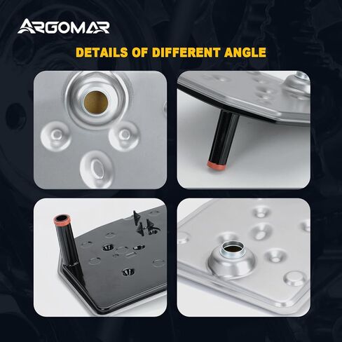 Argoma Automatic Transmission Filter with Gasket, Compatible with Ford F-150 2011-2017, F-250 Super Duty 2017-2022, F-350 Super Duty 2018-2022, Mustang, Expedition & Lincoln Navigator in Saudi Arabia