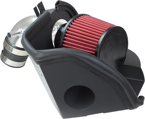 Cold Air Intake System with Heat Shield Kit + Filter Combo Red Compatible For 06-11 Honda Civic 1.8L in Saudi Arabia