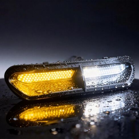 LED Turn Signal Light, Fairing Vent Turn Signal Lights, LED Vent Trim Turn Signal Lights for Harley 2014-2023 Touring Street Glide Ultra Limited(FLHX/FLHTK) IP65 Waterproof Amber Turn Signal in Saudi Arabia