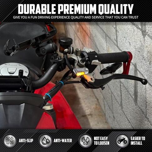إشارات الانعطاف الأمامية LED وميض صغير للدراجات النارية مناسب عالميًا لـ Harley Softail Sportster Dyna Touring Road King Glide FLTRXS Fat Boy FLSTF Breakout FXBRS (غلاف كروم + عدسات شفافة) in Kuwait