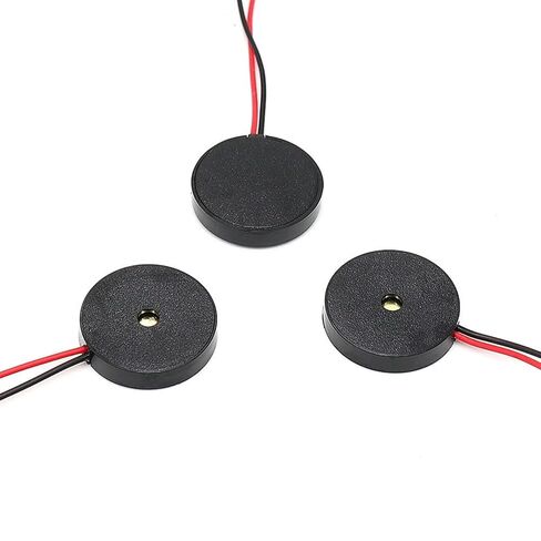 10PCS 1325 4000Hz Passive Buzzer with Wire Piezoelectric Speaker 13MM 13 * 2.5MM 13x2.5mm 30V Low Power Consumption Electronic DIY in Saudi Arabia