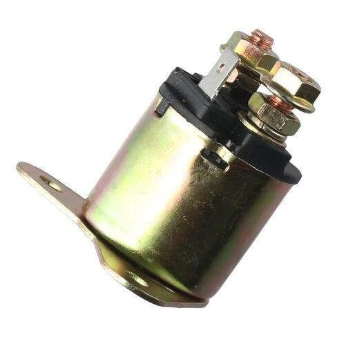 Heavy Duty 12V Starter Relay Solenoid, Compatible with GX390 Engine Systems, Metal Construction, Zinc-Plated Finish, Quick-Connect Terminals in Saudi Arabia