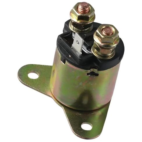 Heavy Duty 12V Starter Relay Solenoid, Compatible with GX390 Engine Systems, Metal Construction, Zinc-Plated Finish, Quick-Connect Terminals in Saudi Arabia