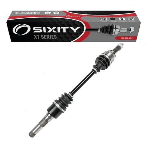 Sixity XT Rear Right Axle compatible with John Deere Gator XUV 550 S4 560 560E 590E 590i Power Steering 590M Special Edition Black 2012-2020 in Saudi Arabia