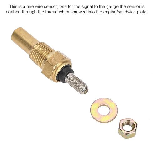 مستشعر درجة حرارة الماء/الزيت لمحرك Yosoo Health Gear، 1/8 NPT، ملائم عالمي، 0-150 درجة مئوية (0-300 فهرنهايت)، نحاس، مستشعر درجة الحرارة، سهل التركيب، 1 * مرسل in Saudi Arabia