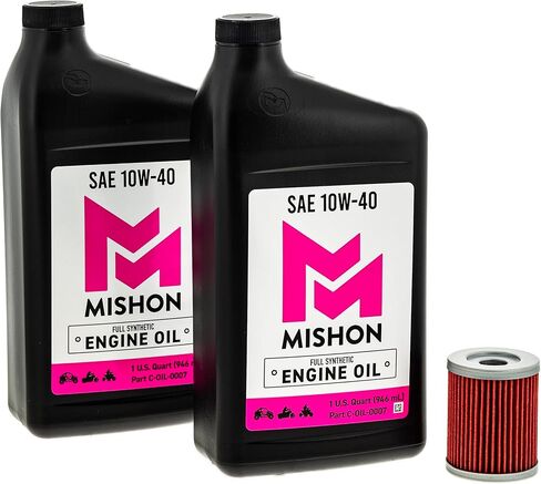 MISHON Engine Oil Change Kit for Suzuki Quadrunner 160 LT LTF DR200S Yamaha Majesty 400 in Saudi Arabia