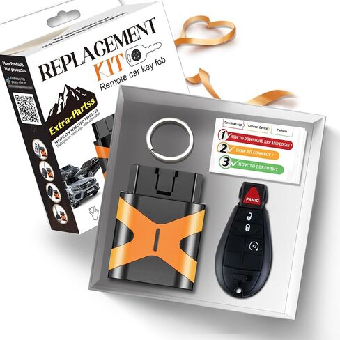 مفتاح Obd Fobik بسيط لـ 2009 2010 2011 2012 Ram 1500 2500 3500 IYZ-C01C أو M3N5WY783X 4 أزرار in Kuwait