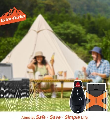 مفتاح Obd Fobik بسيط لـ 2009 2010 2011 2012 Ram 1500 2500 3500 IYZ-C01C أو M3N5WY783X 4 أزرار in Kuwait