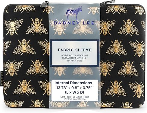 Dabney Lee Laptop Backpack & Sleeve - Puffy Quilted Laptop Sleeve 14 Inch, Cute Protective Cases for HP 14" Laptops, Stylish Computer Bag for Travel & Work in Saudi Arabia