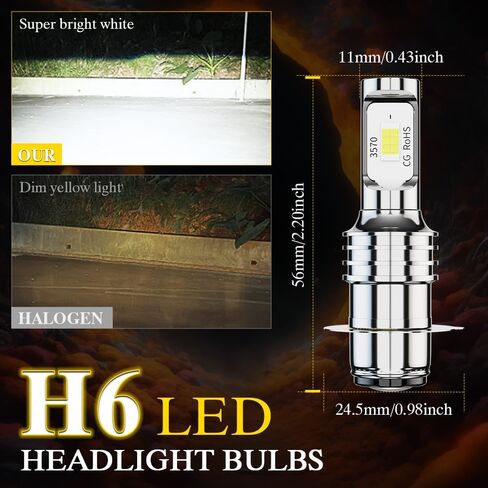 متوافق مع مصابيح Kubota L-Series L2501 L2600 L2800 L2900، المصابيح الأمامية للجرار، التوصيل والتشغيل، 6000K أبيض، حزمة من 2 in Kuwait