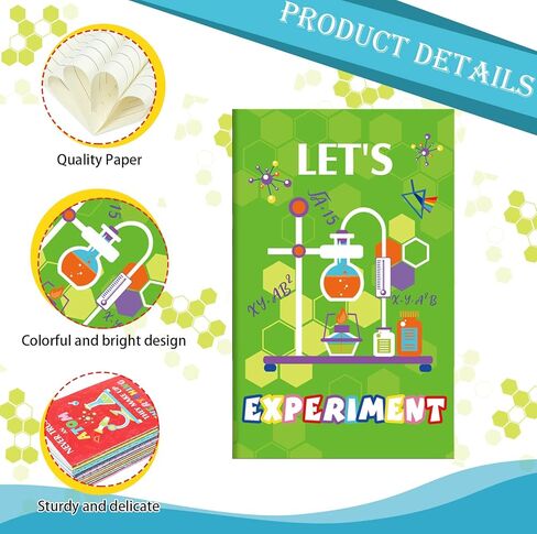 PerKoop 24 Pcs Science Party favors Mini Notebooks 4.92 x 3.15 Inch Small Pocket Notebook Bulk Science Party Supplies for Kids Teacher School Office Gift Prizes Travel Supplies in Saudi Arabia