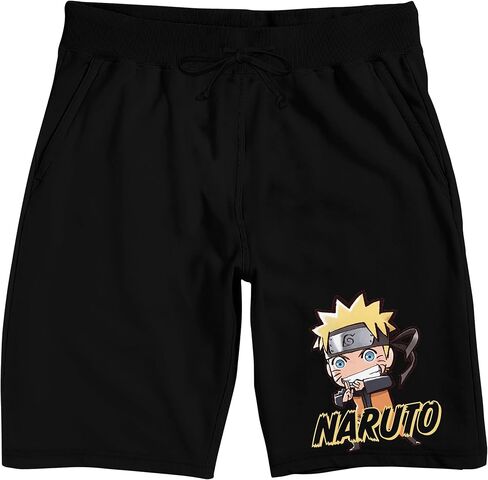 Bioworld Naruto Shippuden Chibi Naruto Adult Black Sleep Pajama Shorts in Saudi Arabia