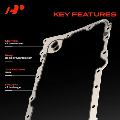مجموعة حشية زيت المحرك A-Premium 3.5L 4.0L، متوافقة مع دودج جراند كارافان، تشارجر، رحلة، تشالنجر، أفنجر، نيترو وكرايسلر تاون آند كانتري، 300، باسيفيكا، سيبرينغ وفولكس واجن روتان in Kuwait