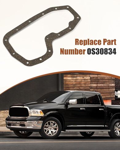 OS30834 Engine Oil Pan Gasket Set Fit for Ram 1500 2013-2020, Fit for Dodge Durango 2011-2020, Fit for Jeep Grand Cherokee 2011-2020, Rubber Seal Black in Saudi Arabia