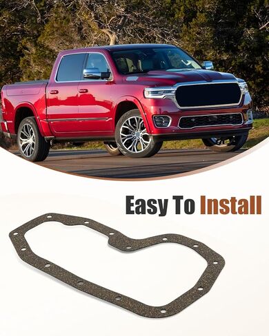 OS30834 Engine Oil Pan Gasket Set Fit for Ram 1500 2013-2020, Fit for Dodge Durango 2011-2020, Fit for Jeep Grand Cherokee 2011-2020, Rubber Seal Black in Saudi Arabia