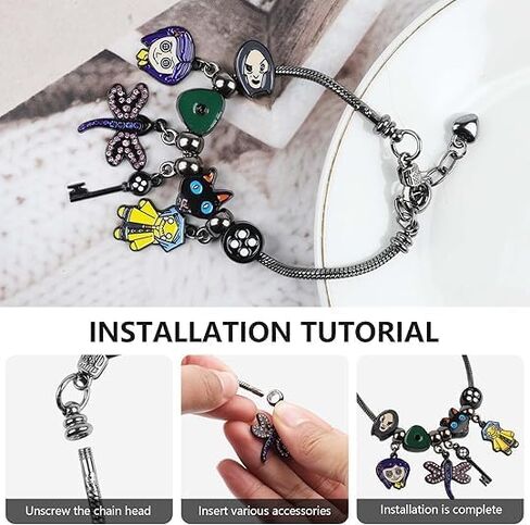 RealThing Carton Adjustable Bracelet Charm Accessories for Women Men, Gift Fashion Jewelry for Halloween Costume Cosplay Movie Props Dress Up in Saudi Arabia