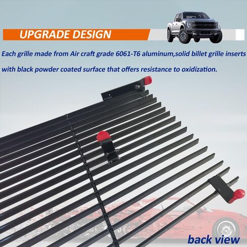 شواية أمامية سوداء متوافقة مع 1981-1987 Chevy Blazer/C/K Pickup/Suburban/GMC Jimmy Main الجزء العلوي الأفقي من شبكة البليت 1982 1983 1984 1985 1986 in Kuwait