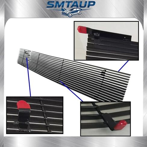 شواية أمامية سوداء متوافقة مع 1981-1987 Chevy Blazer/C/K Pickup/Suburban/GMC Jimmy Main الجزء العلوي الأفقي من شبكة البليت 1982 1983 1984 1985 1986 in Kuwait