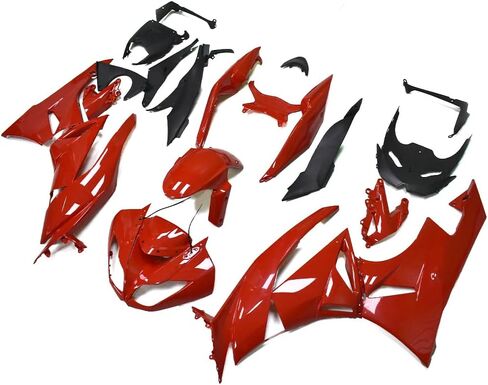 لمعان الدراجة الأحمر Fairings ل ZX6R Ninja ZX-6R 2009 2010 2011 2012 ABS هيكل السيارة in Kuwait