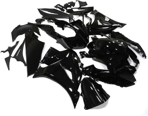 MC حية لامعة سوداء هدية تناسب سوزوكي 2017-2026 GSXR 1000 GSX-R1000 قالب حقن ABS البلاستيك هيكل السيارة الجديد 2018 2019 2020 2021 2022 2023 M10 in Kuwait