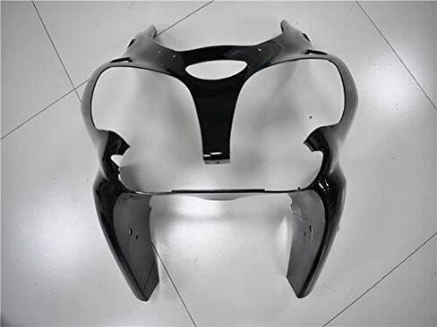 مجموعة إطارات بلاستيكية ABS سوداء لامعة تناسب كاواساكي نينجا ZX6R 636 ZX600J 2000 2001 2002 00 01 02/ تناسب ZZR600 2005 2006 2007 2008 05 06 07 08 قالب حقن هيكل السيارة a05 in Kuwait