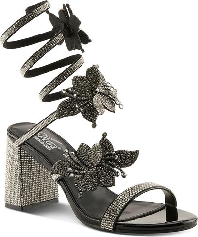 Azura To The Moon Women’s Crystal Wrap Sandal with Dressy Comfort & Style in Saudi Arabia