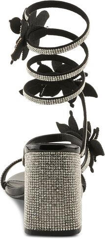 Azura To The Moon Women’s Crystal Wrap Sandal with Dressy Comfort & Style in Saudi Arabia