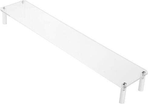 Homoyoyo 1pc Acrylic Display Stand Acrylic Floating Shelves Jewelry Display Riser Shelf Clear Acrylic Display Riser Shoe Storage Rack Glass Display Shelf Clear Cupcake Stand Acrylic Holder in Kuwait