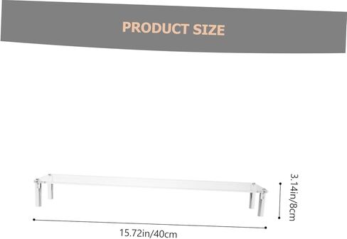 Homoyoyo 1pc Acrylic Display Stand Acrylic Floating Shelves Jewelry Display Riser Shelf Clear Acrylic Display Riser Shoe Storage Rack Glass Display Shelf Clear Cupcake Stand Acrylic Holder in Kuwait