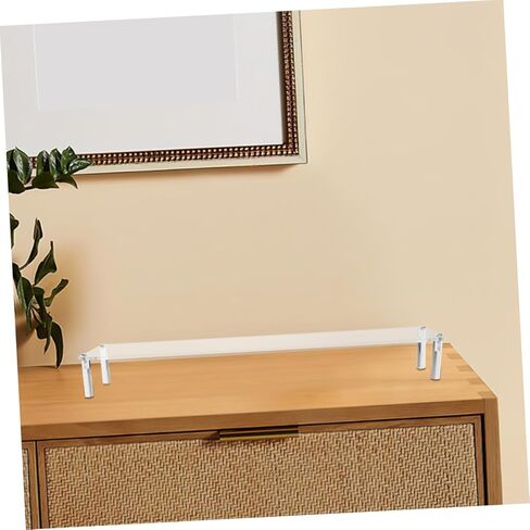 Homoyoyo 1pc Acrylic Display Stand Acrylic Floating Shelves Jewelry Display Riser Shelf Clear Acrylic Display Riser Shoe Storage Rack Glass Display Shelf Clear Cupcake Stand Acrylic Holder in Kuwait