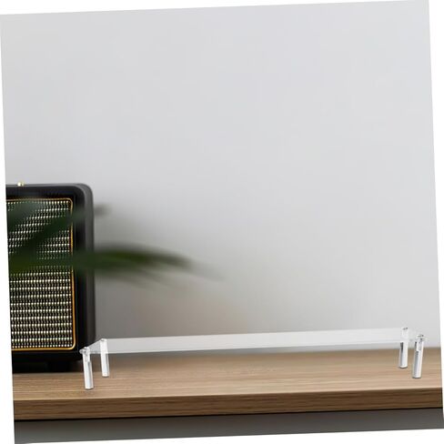 Homoyoyo 1pc Acrylic Display Stand Acrylic Floating Shelves Jewelry Display Riser Shelf Clear Acrylic Display Riser Shoe Storage Rack Glass Display Shelf Clear Cupcake Stand Acrylic Holder in Kuwait