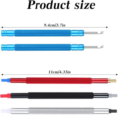 5 PCS Watch Hand Setting Tool, Stainless Steel Watch Hands Repair Tool Kit, 3PCS Hand Pressers Pusher & 2PCS Hands Removers Lever Watchmakers Wristwatch Repair Tools in Saudi Arabia