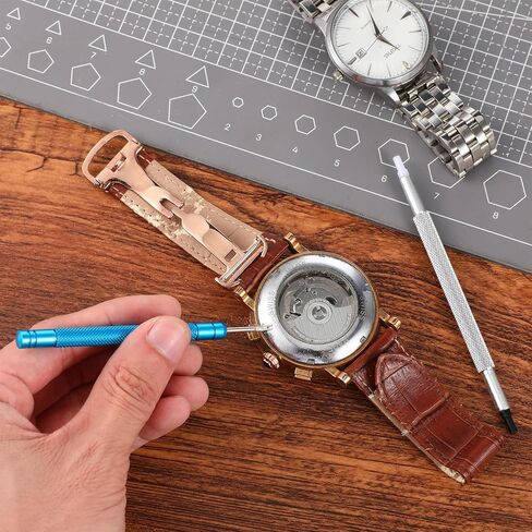 5 PCS Watch Hand Setting Tool, Stainless Steel Watch Hands Repair Tool Kit, 3PCS Hand Pressers Pusher & 2PCS Hands Removers Lever Watchmakers Wristwatch Repair Tools in Saudi Arabia