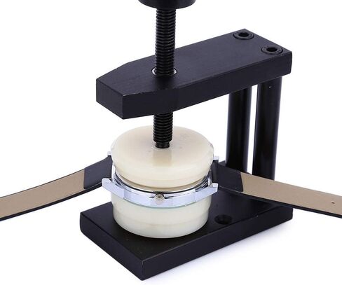 غطاء خلفي أمامي كريستالي للساعة، أداة إصلاح الضغط لصانع الساعات مع 12 قالب (لون عشوائي) in Kuwait