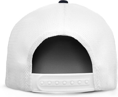 Tee Luv Pepsi Mesh Back Hat - Pepsi Soda Logo Baseball Cap (Navy and White) in Saudi Arabia