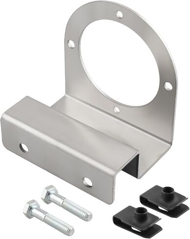 Watermelon Light Bracket with Screws Fits for Semi-Trucks Trucks Pickup, 90 Degree Angled Clamp-On, Stainless Steel Universal Mount, Angled Straight Down in Saudi Arabia