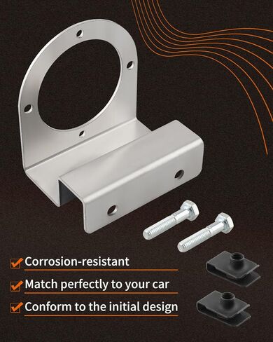 Watermelon Light Bracket with Screws Fits for Semi-Trucks Trucks Pickup, 90 Degree Angled Clamp-On, Stainless Steel Universal Mount, Angled Straight Down in Saudi Arabia