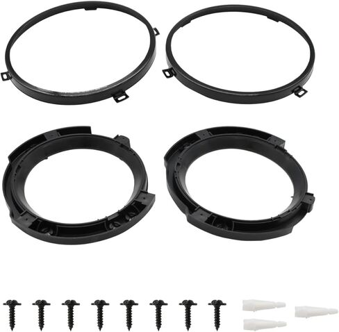 Headlight Mount Bracket Ring Replacement Set 4Pcs Compatible with Wrangler JK 2007-2018 in Saudi Arabia