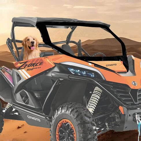 Zforce 950 Rear Windshield,Pvc Zforce 950 Soft Rear Window Compatible with CFMOTO Zforce 950 Sport 2020-2022,950 H.O. Sport 2022-2023,950 H.O. Ex 2022-2024 Accessories (Rear) in Saudi Arabia