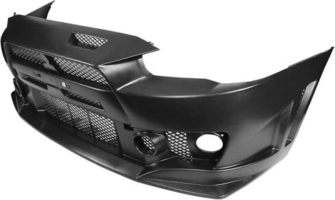 تحويل المصد الأمامي متوافق مع 2008-2015 MITSUBISHI LANCER، FQ Style PP Black Bumper Cover Conversion Bodykit من IKON MOTORSPORTS، 2009 2010 2011 2012 2013 2014 in Kuwait
