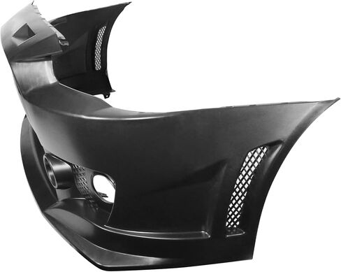 تحويل المصد الأمامي متوافق مع 2008-2015 MITSUBISHI LANCER، FQ Style PP Black Bumper Cover Conversion Bodykit من IKON MOTORSPORTS، 2009 2010 2011 2012 2013 2014 in Kuwait