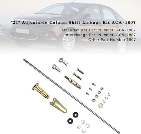 21" Adjustable Column Shift Linkage Kit ACA-1807 Fit For Ford AOD Transmission in Saudi Arabia