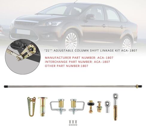 21" Adjustable Column Shift Linkage Kit ACA-1807 Fit For Ford AOD Transmission in Saudi Arabia
