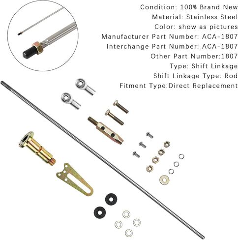 21" Adjustable Column Shift Linkage Kit ACA-1807 Fit For Ford AOD Transmission in Saudi Arabia
