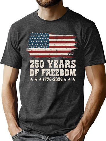 250 American Flag Shirt 250 Years of Freedom Premium T-Shirt for Men USA 250th Anniversary Merchandise in Saudi Arabia