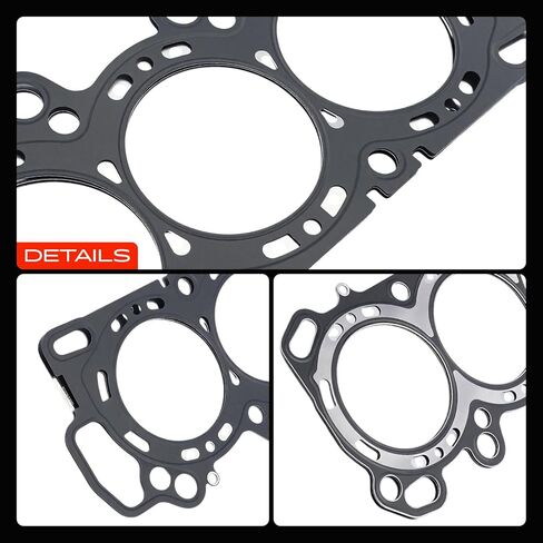 A-Premium V6 Engine Cylinder Head Gasket Compatible with Honda Accord 98-02 3.0L, Pilot 03-04 3.5L, Odyssey 99-04 3.5L & Acura MDX 01-02 3.5L, CL 97-99 3.0L 01-03 3.2L, TL 3.2L, Multi-Layer Steel in Kuwait
