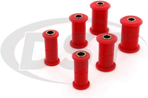 Energy Suspension For Mazda B2200/B2600 1993 Spring Shackle Bushings Rear - Red | 4.2134R in Saudi Arabia