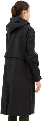 Fjallraven Women's Vardag Rain Parka, Black (F14500131, US, Alpha, Small, Regular, Regular) in Saudi Arabia