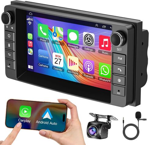 لسيارة Toyota Corolla Radio 2017 2018 2019، ستيريو سيارة مدمج بلوتوث FM Android 13 وحدة رئيسية DSP Wireless Carplay Android Auto، شاشة لمس IPS مقاس 9 بوصة، ملاحة GPS، 4 جيجابايت + 64 جيجابايت، كاميرا عكسية in Kuwait